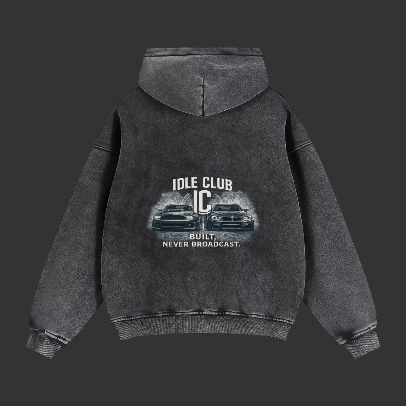 Zip-Through Boxy Fleece Hoodie