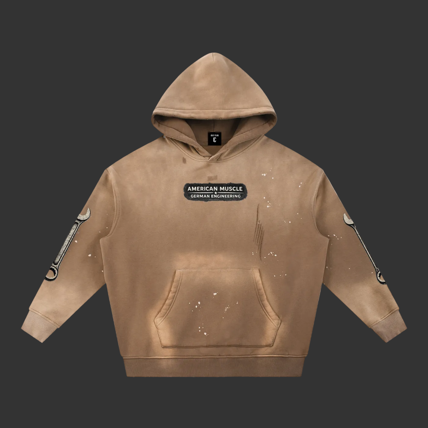 Vintage Washed Frayed box logo